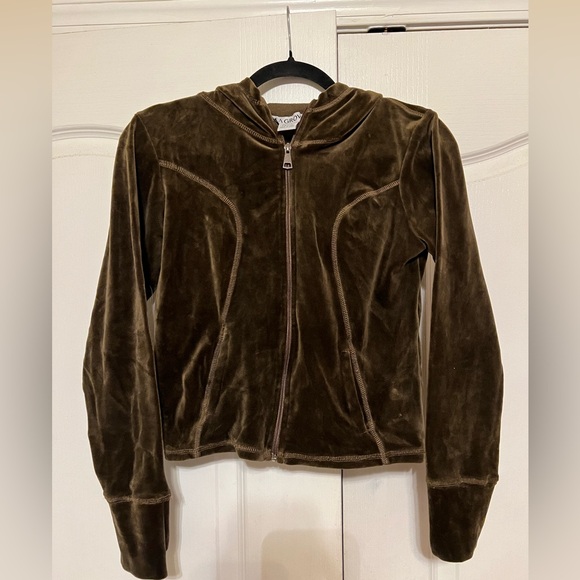 Y2K Brown Cropped Jacket - Picture 1 of 1